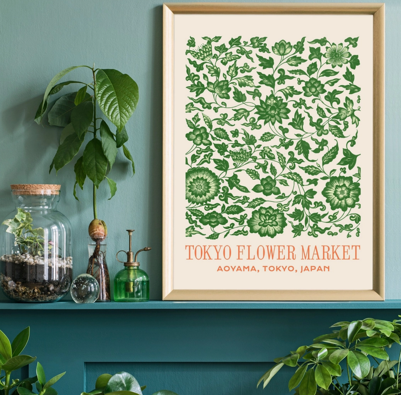 Flower Market Print - Tokyo