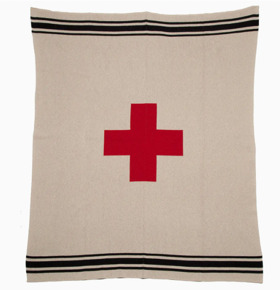 Swiss Cross Throw Blanket Theology of Home