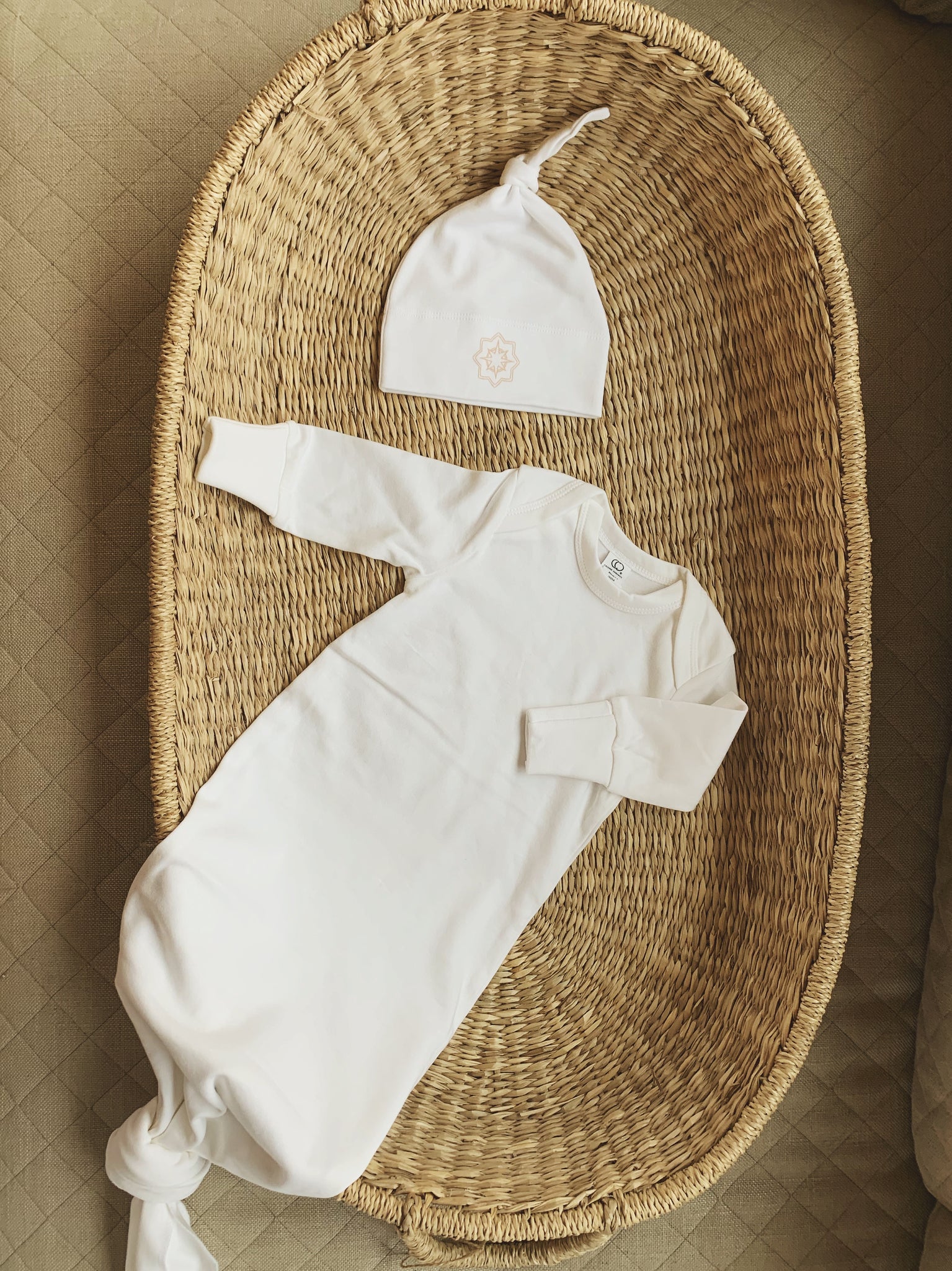 Organic Baby Sleeper + Hat