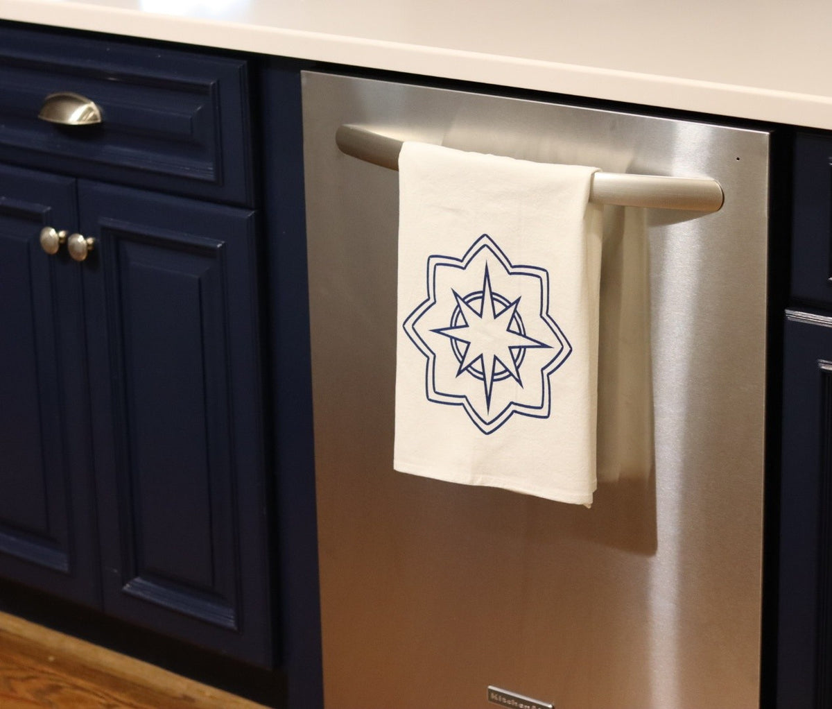 Flour Sack Towel with Marian Star – Theology of Home