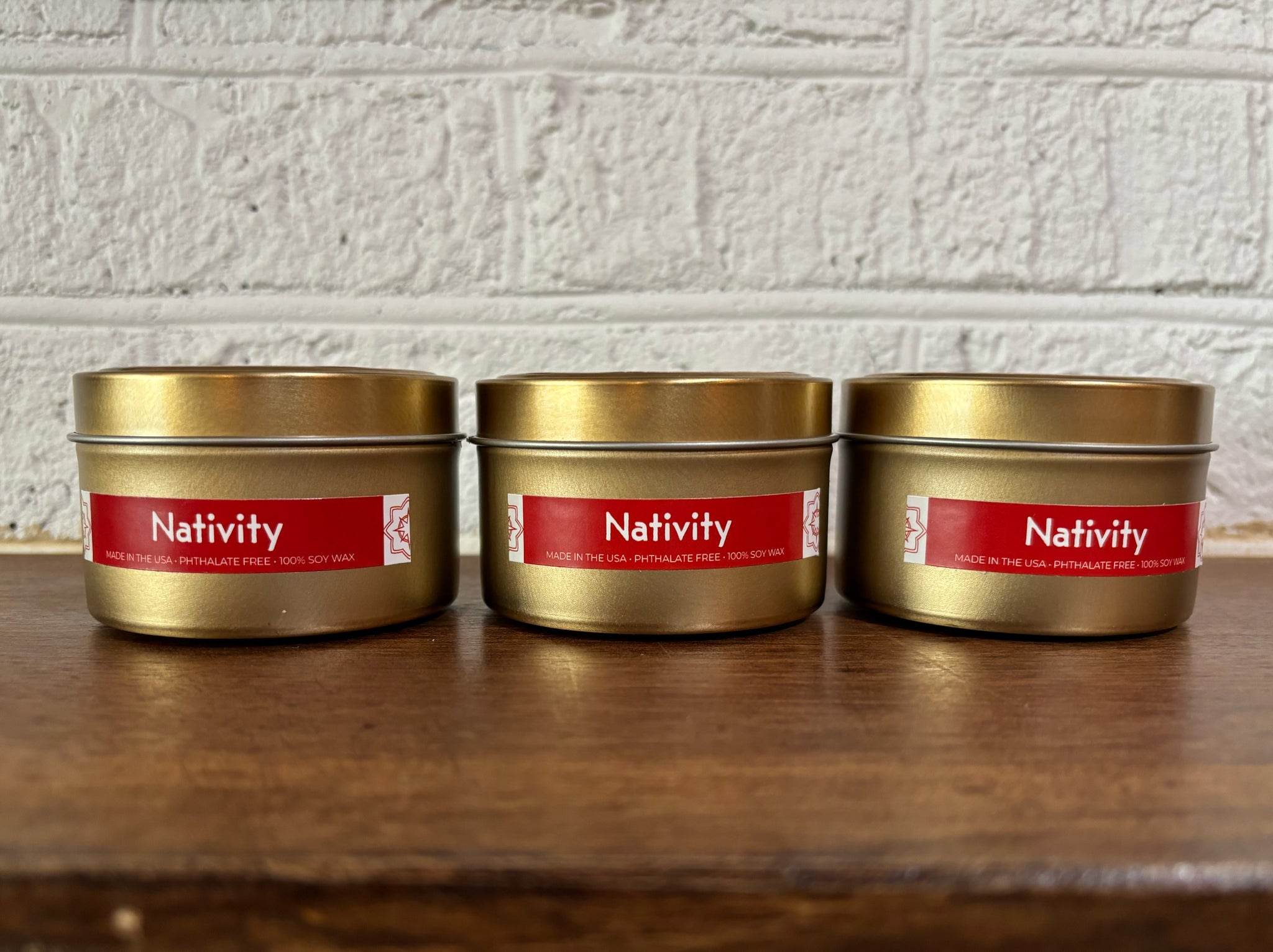 Nativity Travel Candles - Set of 3