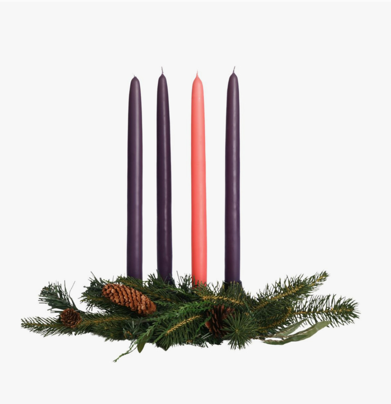 12" Advent Beeswax Tapers