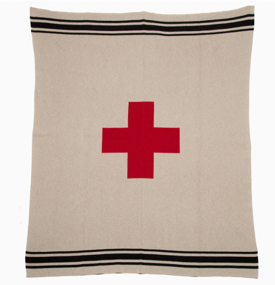 Swiss Cross Throw Blanket